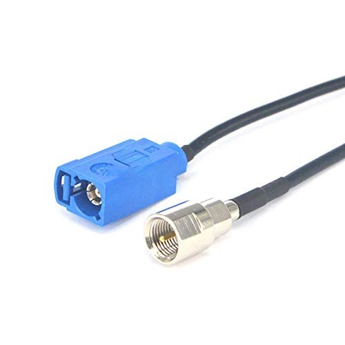 100 Pieces FME Male to Fakra C Female Coaxial Adapter Pigtail Jumper Cable 20CM RG174