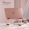 Nulaxy Laptop Stand, Ergonomic Aluminum Laptop Computer Stand, Detachable Laptop Riser Notebook Holder Stand Compatible with MacBook Air Pro, Dell XPS, HP, Lenovo More 10-16 Laptops - Rose Gold view 2