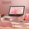 Nulaxy Laptop Stand, Ergonomic Aluminum Laptop Computer Stand, Detachable Laptop Riser Notebook Holder Stand Compatible with MacBook Air Pro, Dell XPS, HP, Lenovo More 10-16 Laptops - Rose Gold view 3