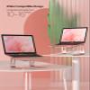 Nulaxy Laptop Stand, Ergonomic Aluminum Laptop Computer Stand, Detachable Laptop Riser Notebook Holder Stand Compatible with MacBook Air Pro, Dell XPS, HP, Lenovo More 10-16 Laptops - Rose Gold view 4