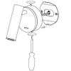 LUMINTURS 3W LED Bedside Reading Light Fixture On/Off Switch Adjustable Nature White Chrome view 4