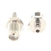 100 Pieces SMA to CRC9 Adapter SMA Female to CRC9 Male Coax Connector Adapter nickelplated Straight view 1