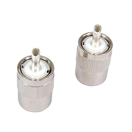10 Pieces UHF Male PL259 Plug Connector Solder RG8 RG213 LMR400 7D-FB Coaxial Coax Cable