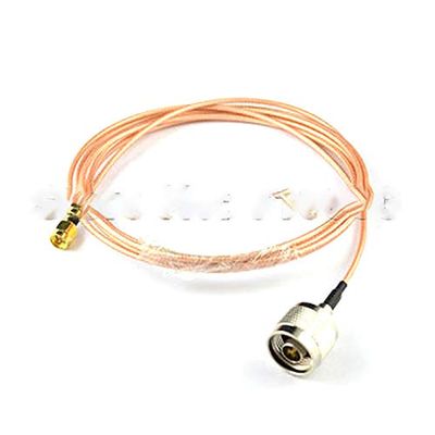 10 Pieces SMA to N Connector Nickeled N Plug to Gold Plated SMA Plug Connector 2 M RG316 Pigtail Extension Cable