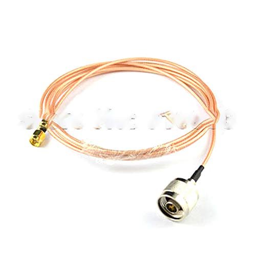 10 Pieces SMA to N Connector Nickeled N Plug to Gold Plated SMA Plug Connector 2 M RG316 Pigtail Extension Cable