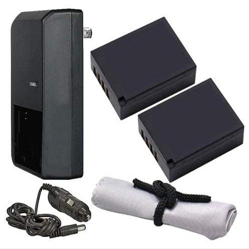 Digital Nc High Capacity 'Intelligent' Batteries for Fujifilm X-A2 (2 Units) + AC/DC Travel Charger