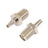 100PCS SMA to CRC9 Adapter RP SMA Female to CRC9 Male Coax Connector Adapter nickelplated Straight view 1