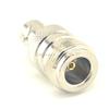 100 Pieces N to BNC Connector Adapter N Female to BNC Jack Female Straight Nickelplated Connector view 1