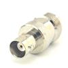 100 Pieces N to BNC Connector Adapter N Female to BNC Jack Female Straight Nickelplated Connector view 2
