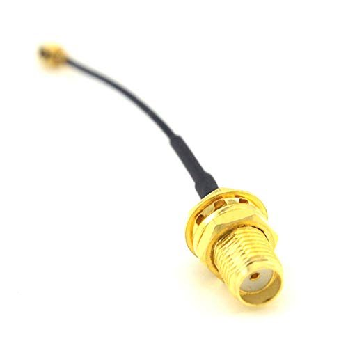 100 Pieces Extension Cord 5cm Nut Bulkhead SMA Jack to UFL./ipx Extension Connector Pigtail 1.13 Cable