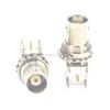 100 Pieces BNC Female Connector BNC Jack Bulkhead with nut PCB Mount Right Angle Connector view 2