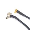 100 Pcs USB Modem Cable TS9 Male Plug RA to MMCX Male Plug Right Angle Connector Antenna Adapter Extension Cord 20cm view 2