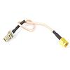 100 Pieces 0.5ft RP SMA Male to RP-SMA Female Connector Adapter Coaxial Extension Pigtail Jumper Cord 15cm RG316 view 2