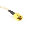100 Pieces 0.5ft RP SMA Male to RP-SMA Female Connector Adapter Coaxial Extension Pigtail Jumper Cord 15cm RG316 view 4