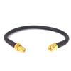 10 Pieces Low Loss SMA Female to SMA Male Extension RG58 Coaxial Cable Connector 20CM view 2