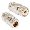 100 Pieces N to UHF Connector Adapter N Female to UHF Female Straight Nickelplated Connector view 1