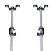 Lowell CLH-CK Cable Ladder Ceiling Mount Kit; High Strength Steel Construction; Conforms to EIA-310 Standard; Includes Rods and Hardware; Black Finish view 1