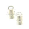 100 Pieces Nickel F Type Female to Female Coaxial Barrel Coupler Adapter Connector view 4