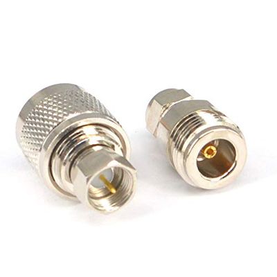 10 Pieces N to F Adapter N Female to F Male Straight Connector + N to F N Male to British F Male Plug Straight Connector Adapter