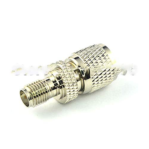 50 pcs/lot nickelplated Mini UHF PL259 Male Plug to SMA Female Jack Straight Adapter Connector UB3
