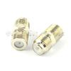 (100pcs/lot) F Female Jack to Female Jack Coaxial Barrel Coupler Adapter Connector Coax Cable RG6 F81 3GHz view 1