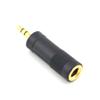 100 Pieces Stereo Audio Adapter 6.5 mm Plug Female to 3.5 mm Jack Male Connector Adapter view 1