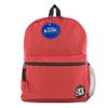 BAZIC PRODUCTS School Backpack 16" Red, Lightweight School Bag Padded Back & Adjustable Strap for Students, Travel Bag Fit A4 Notebook, 12-Pack view 1