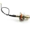 (10 Pieces/lot) Extension Cord RP TNC Female (Male pin) Bulkhead O-Ring to UFL/IPX Female Jack Connector Pigtail Cable view 1