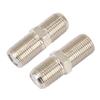 100 Pieces F Female to F Female Jack Socket Connector for Connecting TV Satellite Receiver VCR Cable Modem Off-air Antenna view 3