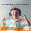 iClever BTH03 Kids Bluetooth Headphones, Colorful LED Lights, 35H Playtime, Bluetooth 5.4, Type C Fast Charging, Safe Volume, Stereo Sound Mic, On Ear Kids Wireless Headphones for iPad Airplane, Blue view 3