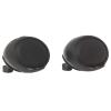 2 x Handlebar-Mount Weather-Resistant Bluetooth Black Motorcycle Scooter Speaker Pods w/ 8mm Installation Bolt Kit (for Vespa, Benelli, Piaggio, Genuine, and Most Asian Scooters) view 2