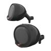 2 x Handlebar-Mount Weather-Resistant Bluetooth Black Motorcycle Scooter Speaker Pods w/ 8mm Installation Bolt Kit (for Vespa, Benelli, Piaggio, Genuine, and Most Asian Scooters) view 3