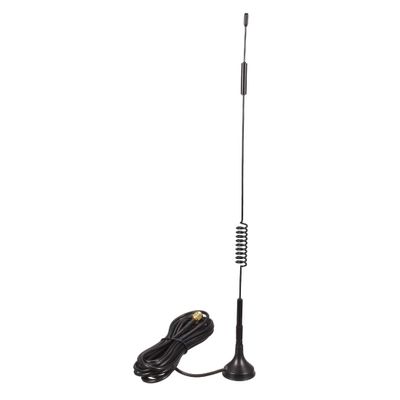 uxcell GSM GPRS WCDMA LTE Antenna 3G 4G 12dBi RG174 700-2700MHz SMA Male Extension Cable 5 Meter Omni Direction with Magnetic Base