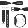 Compatible with Garmin Vivoactive 4/Venu 2/Forerunner 255 Bands Silicone Strap Sport Wristband for Vivoactive 4/Venu 2/Forerunner 255 Watch Band (Not for 4s/2s/255s) (Black) view 3