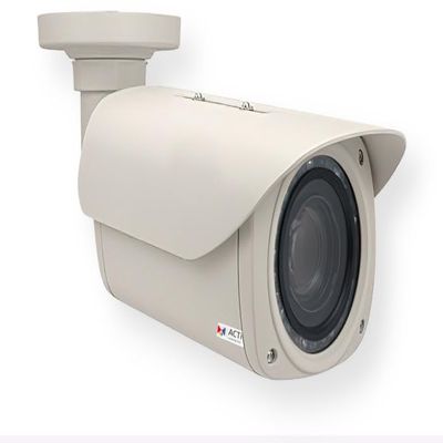 ACTi B415 Outdoor Bullet Camera; 2MP; 1/2.8" Progressive Scan CMOS; Day/Night; Mechanical IR Cut Filter; 20x Zoom Lens; Auto Focus; Extreme WDR; Event Trigger; Digital Noise Reduction; DC 12V PoE