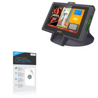 BoxWave Screen Protector Compatible with Presto Prime EMV - ClearTouch Crystal (2-Pack), HD Film Skin - Shields from Scratches
