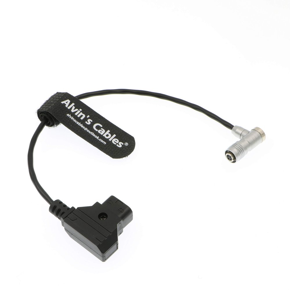 Alvin's Cables Portkeys BM5 BM7 Monitor Power Cable 4 Pin Female Right Angle to D-Tap