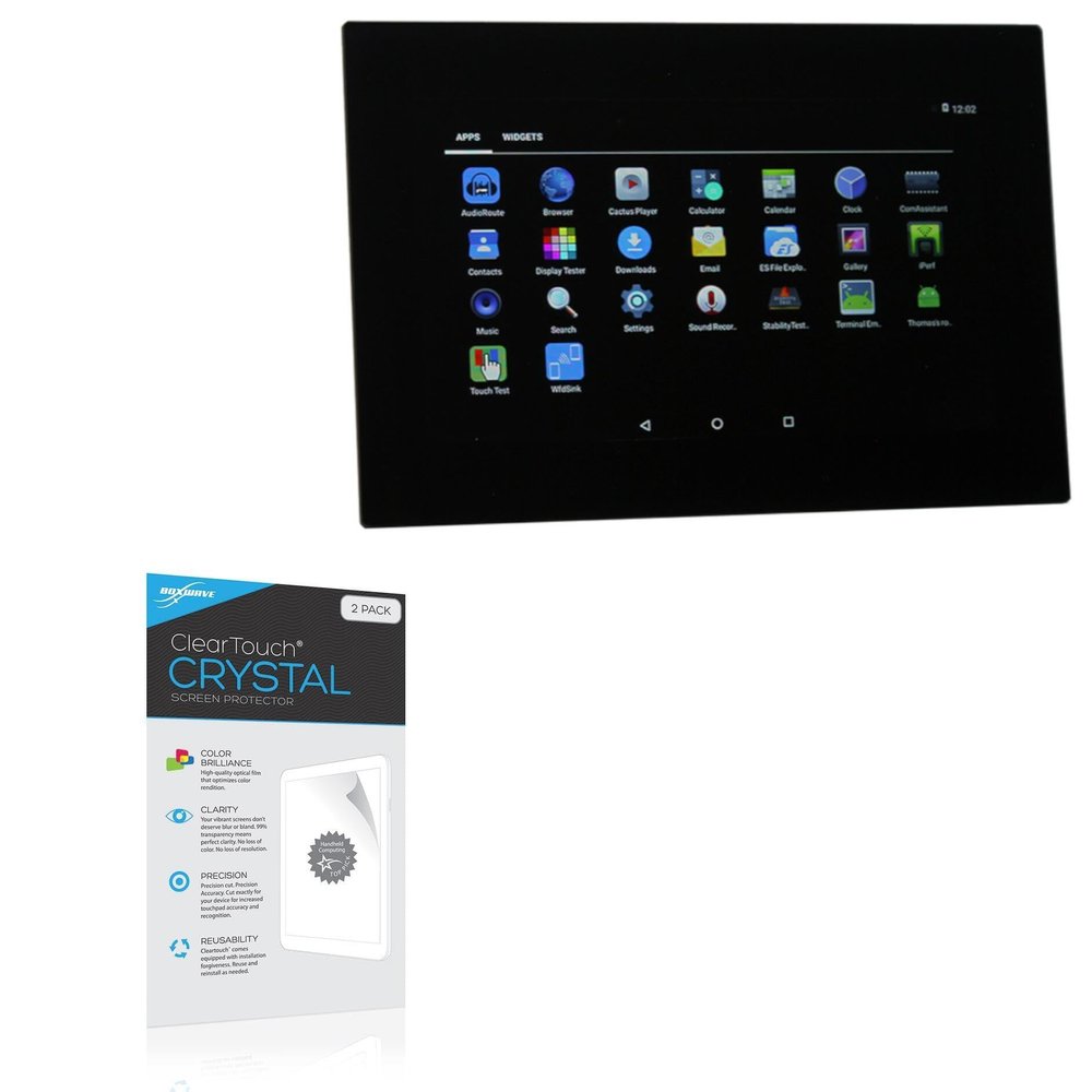 BoxWave Screen Protector Compatible With Estone Technology PPC-4207 - ClearTouch Crystal (2-Pack), HD Film Skin - Shields From Scratches