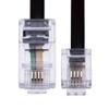 Keple 2m RJ11 to RJ45 Cable - RJ11 to RJ45 Phone Telephone Cord - 6P4C to 8P8C Connector Plug - Black view 1