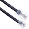 Keple 2m RJ11 to RJ45 Cable - RJ11 to RJ45 Phone Telephone Cord - 6P4C to 8P8C Connector Plug - Black view 3