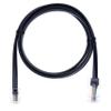 Keple 2m RJ11 to RJ45 Cable - RJ11 to RJ45 Phone Telephone Cord - 6P4C to 8P8C Connector Plug - Black view 4