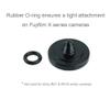 Foto&Tech Soft Shutter Release Button Compatible with Fuji Fujifilm X-T5 X-T4 X-T3 X-T30 X-T30 II X-T20 X-PRO3 X100V X100F X-E4 X-E3 RX1R II RX10 IV III Leica M9 Nikon Df F3 (3 Pieces, Black) view 3