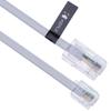 Keple 3m RJ11 to RJ45 Cable; White; 6P4C to 8P8C Connector Plug; 10 Feet; For Landline Telephone, Fax Machines, Answering Machines view 1