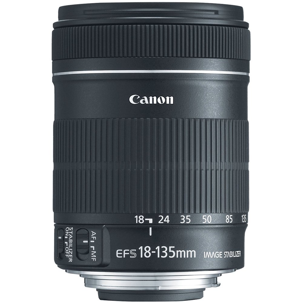 Canon EF-S 18-135mm f/3.5-5.6 is Standard Zoom Lens for Canon Digital SLR Cameras (New, White Box) (Renewed)