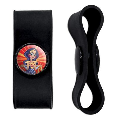 GRAPHICS & MORE DC Super Hero Girls Wonder Woman Headphone Earbud Cord Wrap - Charging Cable Manager - Wire Organizer Set of 2