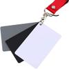3 in 1 18% Gray/White Balance Card Digital Photography Exposure Color Balance Card Set Gray/White/Black view 1
