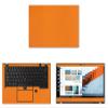 Decalrus - Protective Decal for Lenovo ThinkPad X390 / X395 (13.3" Screen) Laptop Orange Carbon Fiber Skin case Cover wrap CFlenovoThnkpad13_X390Orange view 1