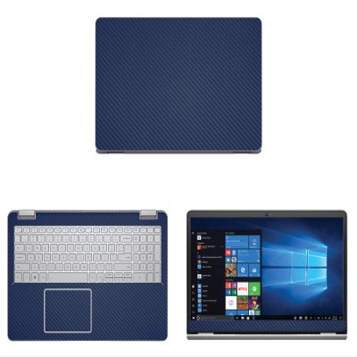 Decalrus - Protective Decal for Dell Inspiron 5584 / i5584 (15.6" Screen) Laptop Blue Carbon Fiber Skin case Cover wrap CFdellInspiron15_5584Blue