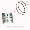 Hoop Diameter 10-40cm Security Camera Mount Bracket Post Pipe Pole Stainless Steel for Indoor, Outdoor, top, Wall and Ceiling mounting (20cm) view 2
