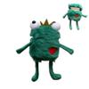 UnnFiko Fluffy Frog Airpods Case, 3D Furry Cartoon AirPods Soft Fur Warm Protective Case Covers (Frog King) view 1